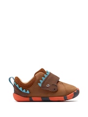 Clarks Brown Pre Walker Stomp Toddler Shoes - Image 1 of 6