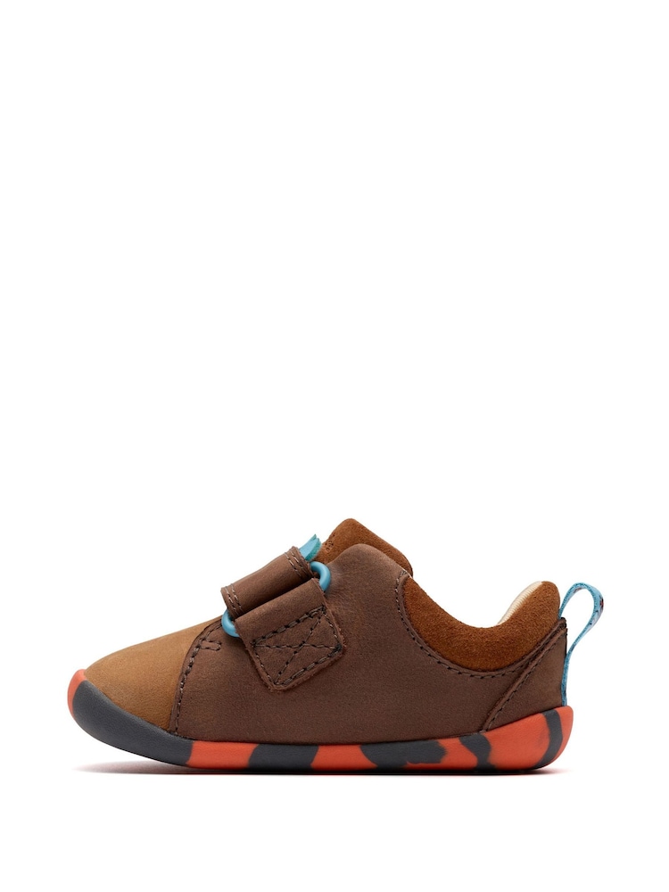 Clarks Brown Pre Walker Stomp Toddler Shoes - Image 2 of 6