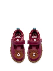 Clarks Red Cove Glow Toddler Shoes - Image 4 of 6
