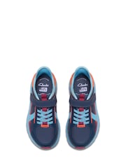 Clarks Blue Selva Lane Kids Shoes - Image 4 of 6