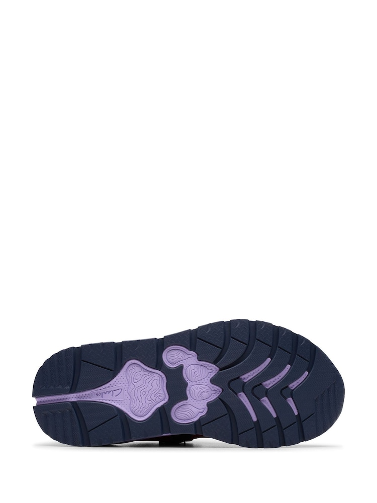 Clarks Red Selva Lane Kids Shoes - Image 6 of 6