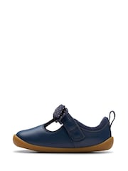 Clarks Blue Pre Walker Trim Toddler Shoes - Image 2 of 6