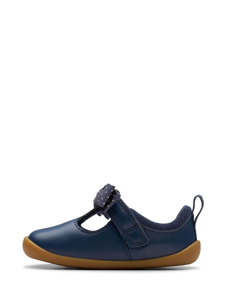 Clarks Blue Pre Walker Trim Toddler Shoes - Image 2 of 6