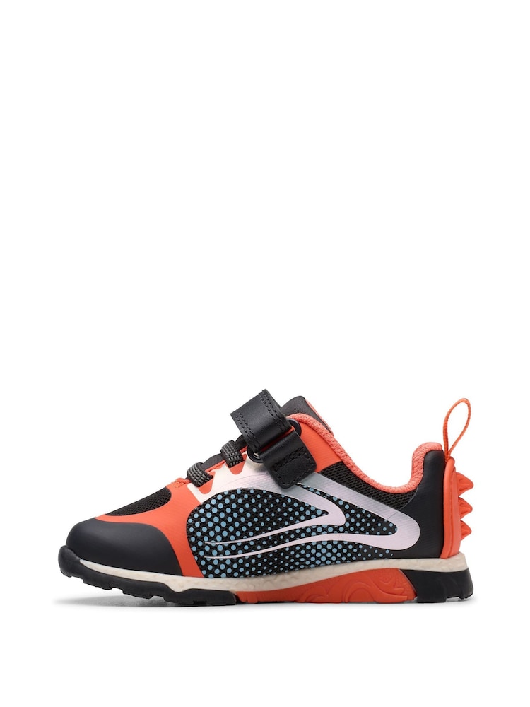Clarks Black Steggy2 Fly Toddler Shoes - Image 2 of 6