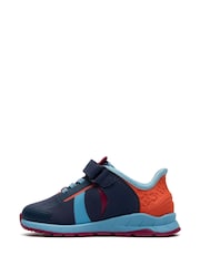 Clarks Blue Selva Lane Toddler Shoes - Image 2 of 6