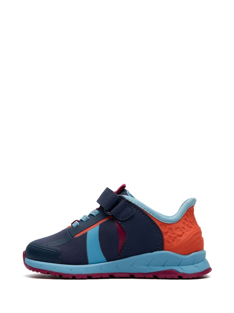 Clarks Blue Selva Lane Toddler Shoes - Image 2 of 6