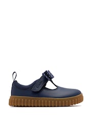Clarks Blue Cove Bow Toddler Shoes - Image 1 of 6