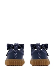 Clarks Blue Cove Bow Toddler Shoes - Image 5 of 6