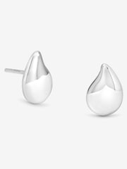 Simply Silver Silver Tone 925 Polished Nugget Stud Earrings - Image 1 of 3