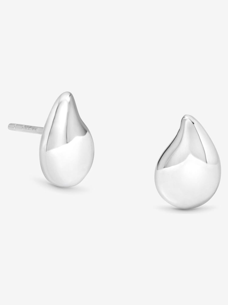 Simply Silver Silver Tone 925 Polished Nugget Stud Earrings - Image 1 of 3