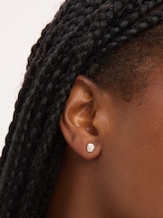 Simply Silver Silver Tone 925 Polished and Cubic Zirconia Stud Earrings - Image 2 of 2