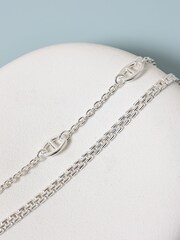 Simply Silver Silver Tone 925 Premium Polished Marine Link Bracelet - Image 2 of 3