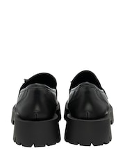 Ravel Black Almond Toe Loafers - Image 3 of 4