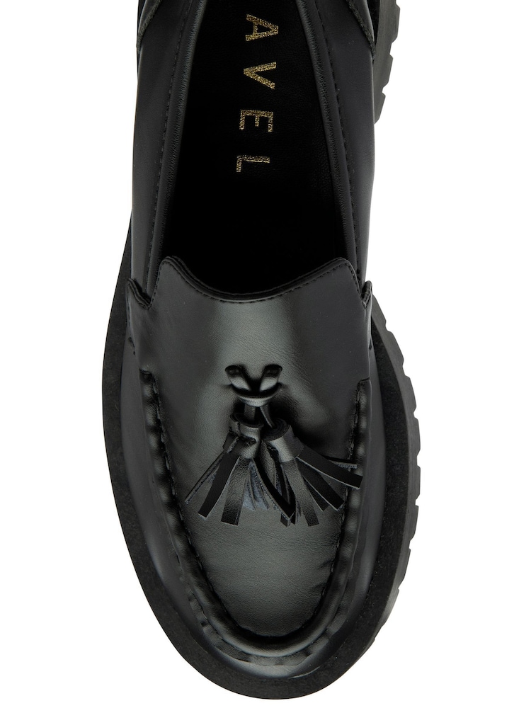 Ravel Black Almond Toe Loafers - Image 4 of 4