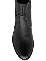 Ravel Black Leather Ankle Boots - Image 4 of 4