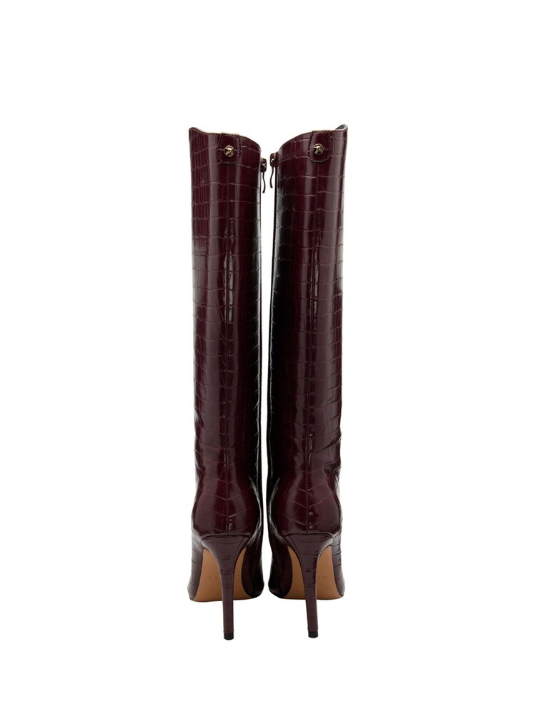 Ravel Red Heeled Knee-High Boots - Image 6 of 6 Ravel Red Heeled Knee-High Boots - Image 6 of 6