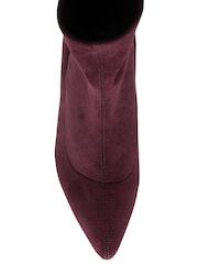 Ravel Red Imi Suede Sock Ankle Boots - Image 4 of 4