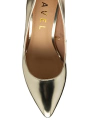 Ravel Gold Stiletto Heel Court Shoes - Image 4 of 4