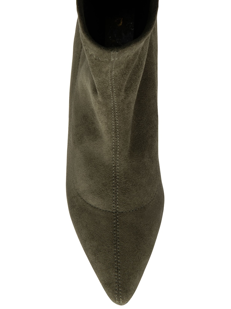 Ravel Green Imi Suede Sock Ankle Boots - Image 4 of 4 Ravel Green Imi Suede Sock Ankle Boots - Image 4 of 4
