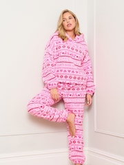 Jim Jam the Label Pink Novelty Twosie Pyjamas Set - Image 1 of 5