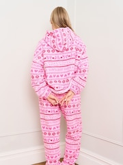 Jim Jam the Label Pink Novelty Twosie Pyjamas Set - Image 2 of 5