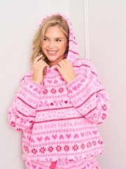 Jim Jam the Label Pink Novelty Twosie Pyjamas Set - Image 4 of 5