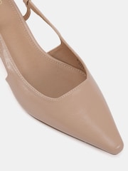 Novo Nude Izzy Low Heel Slingback Point Courts - Image 6 of 6