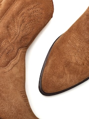 Moda in Pelle Bletchley Western Ankle Brown Boots - Image 3 of 4