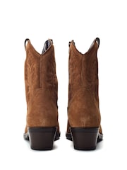 Moda in Pelle Bletchley Western Ankle Brown Boots - Image 4 of 4
