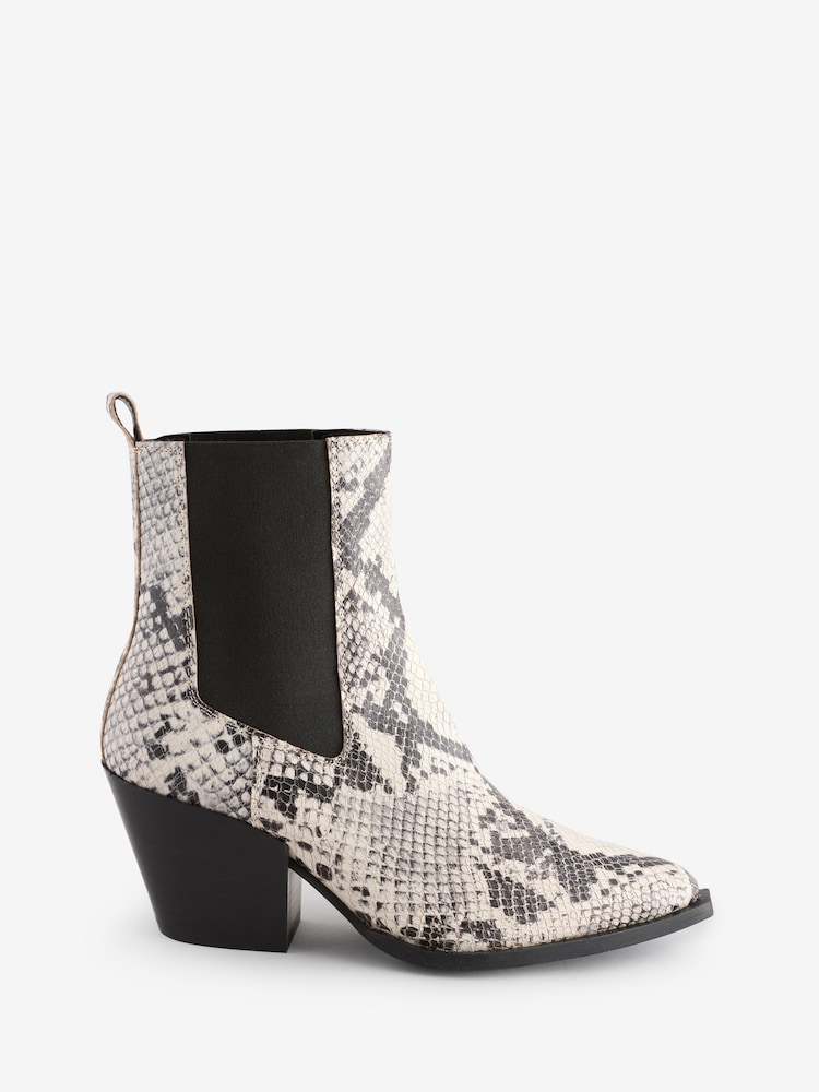 Off The Hook Animal Marlow Western Ankle Leather Boots - Image 1 of 1