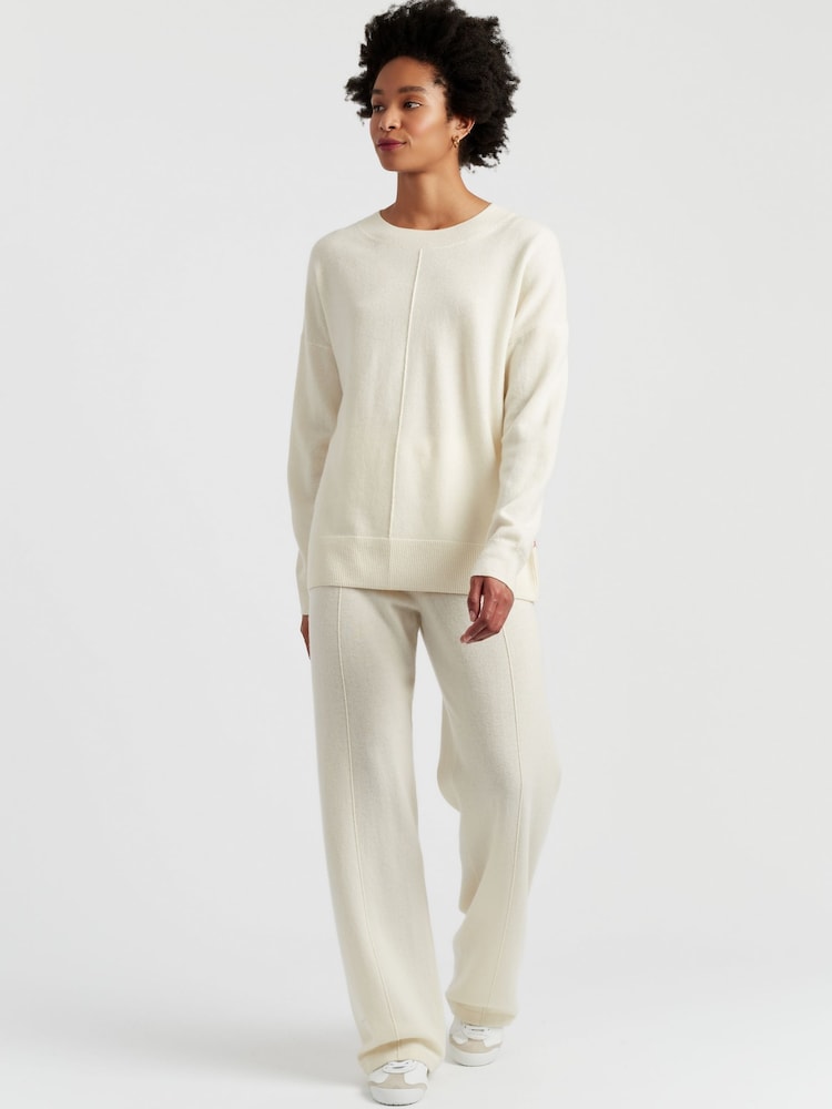 Chinti & Parker Wool Cashmere Wide Slouchy Relaxed Sweater - Image 2 of 4 Chinti & Parker Wool Cashmere Wide Slouchy Relaxed Sweater - Image 2 of 4