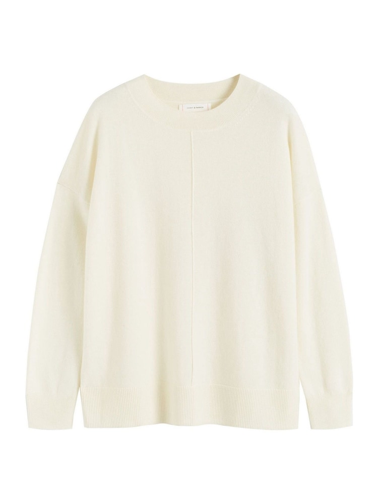Chinti & Parker Wool Cashmere Wide Slouchy Relaxed Sweater - Image 4 of 4 Chinti & Parker Wool Cashmere Wide Slouchy Relaxed Sweater - Image 4 of 4