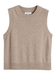 Chinti & Parker Wool Cashmere Round Neck Knitted Tank - Image 4 of 4