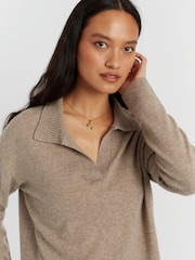 Chinti & Parker Wool Cashmere Collared Sweater - Image 3 of 4