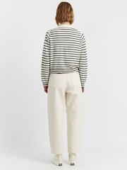 Chinti & Parker Wool Cashmere Heart Breton Cardigan - Image 2 of 4