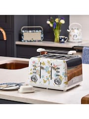 Laura Ashley Elveden White 4-Slice Toaster - Image 1 of 5