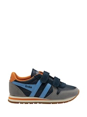 Gola Blue Kids Daytona Pure Strap Trainers - Image 1 of 4