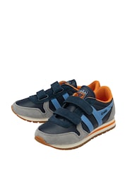 Gola Blue Kids Daytona Pure Strap Trainers - Image 2 of 4