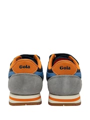 Gola Blue Kids Daytona Pure Strap Trainers - Image 3 of 4