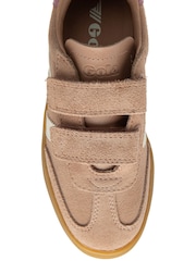 Gola Pink Kids Viper Strap Suede Trainers - Image 4 of 4