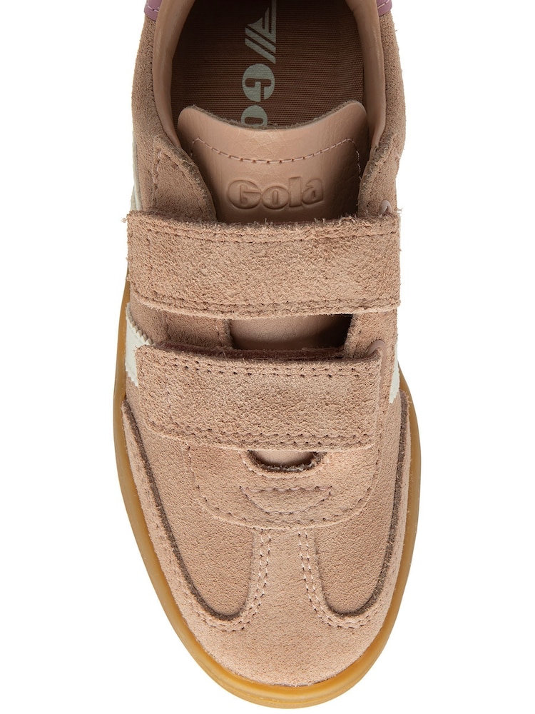 Gola Pink Kids Viper Strap Suede Trainers - Image 4 of 4 Gola Pink Kids Viper Strap Suede Trainers - Image 4 of 4