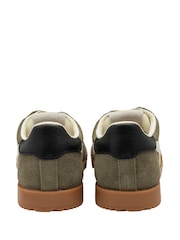 Gola Green Kids Elan Suede Lace-Up Trainers - Image 3 of 4