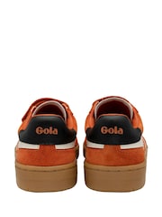 Gola Orange Kids Viper Strap Suede Trainers - Image 3 of 4