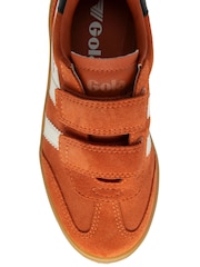 Gola Orange Kids Viper Strap Suede Trainers - Image 4 of 4