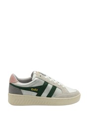 Gola Silver Ladies Superslam Blaze Lace-Up Trainers - Image 1 of 4