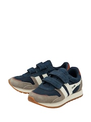 Gola Blue Light Kids Austin Strap Nylon Trainers - Image 2 of 4
