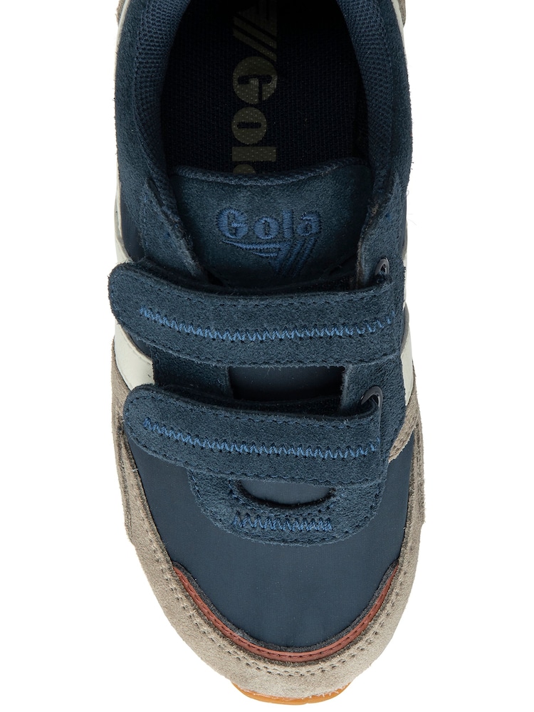 Gola Blue Light Kids Austin Strap Nylon Trainers - Image 4 of 4