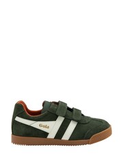 Gola Green Light Kids Harrier Strap Suede Strap Trainers - Image 1 of 4