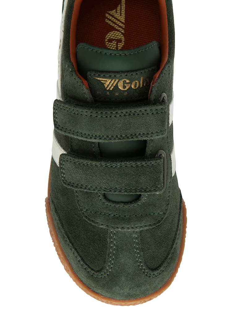 Gola Green Light Kids Harrier Strap Suede Strap Trainers - Image 4 of 4