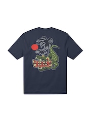 Vans Navy Croc T-Shirt - Image 2 of 2